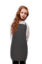 Load image into Gallery viewer, Cardi / DayStar Charcoal Kid&#39;s Bib Apron (No Pockets)