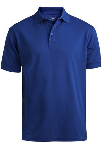 Edwards Men's Pique Polo - Royal Blue