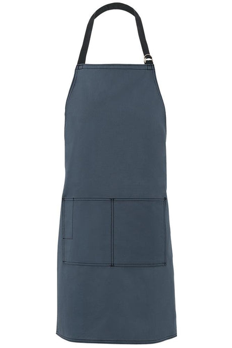 Fame Blue Slate City Market Long Vintage Bib Apron