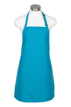 Load image into Gallery viewer, Fame Turquoise Bib Adjustable Apron (2-Patch Pockets)