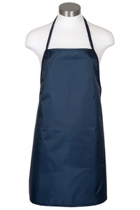 Fame Navy Water Repellant Bib Apron (No Pockets)