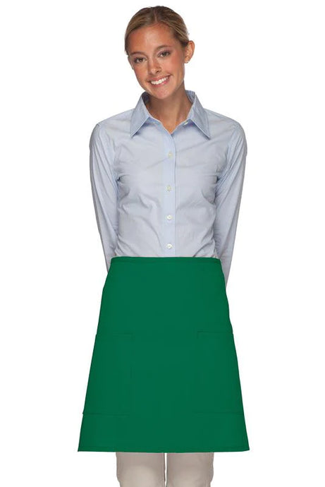 Cardi / DayStar Kelly Half Bistro Apron (2 Patch Pockets)