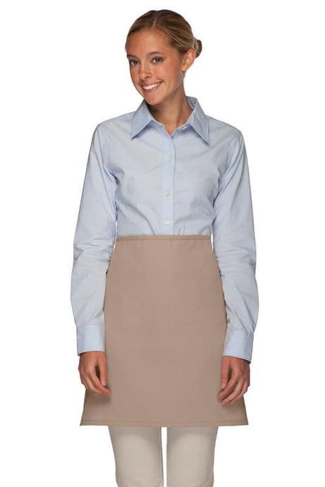 Cardi / DayStar Khaki Half Bistro Apron (No Pockets)