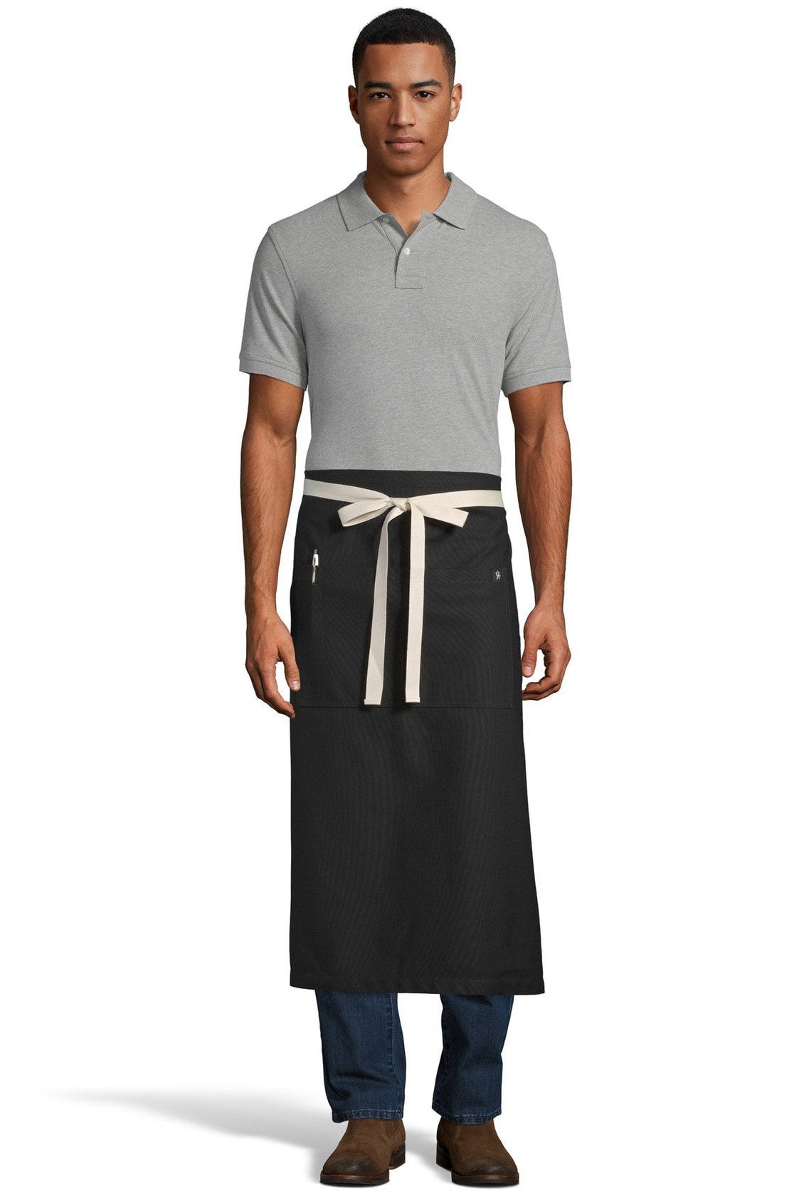 UT Black Collection Black Marvel Bistro Apron