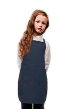 Load image into Gallery viewer, Cardi / DayStar Navy Kid&#39;s Bib Apron (No Pockets)