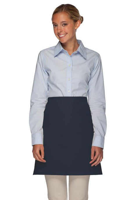 Cardi / DayStar Navy Half Bistro Apron (No Pockets)