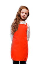 Load image into Gallery viewer, Cardi / DayStar Orange Kid&#39;s Bib Apron (No Pockets)