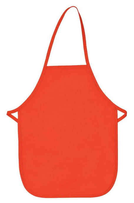 Cardi / DayStar Orange Kid's XL Bib Apron (No Pockets)