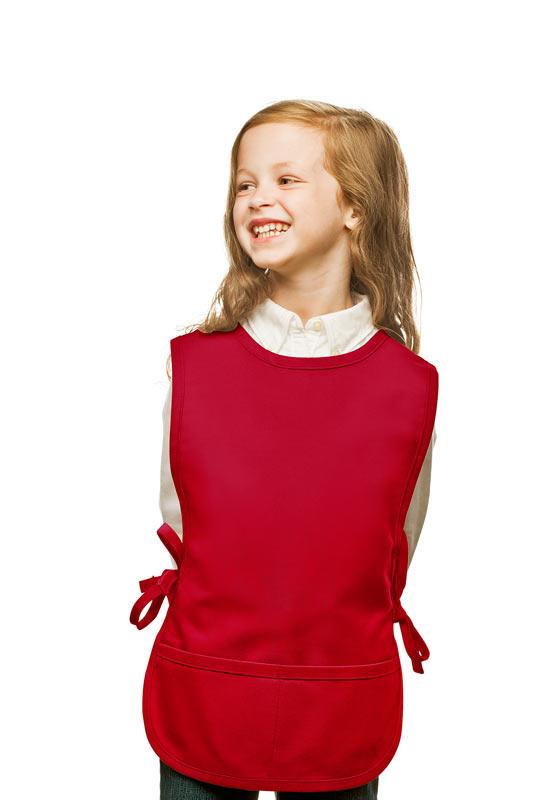 Cardi / DayStar Red Kid's Cobbler Apron (2 Pockets)