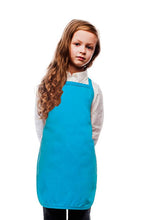 Load image into Gallery viewer, Cardi / DayStar Turquoise Kid&#39;s Bib Apron (No Pockets)