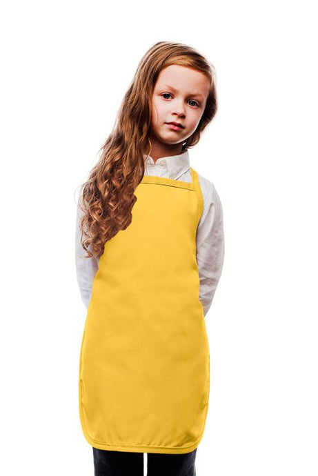 Cardi / DayStar Yellow Kid's Bib Apron (No Pockets)