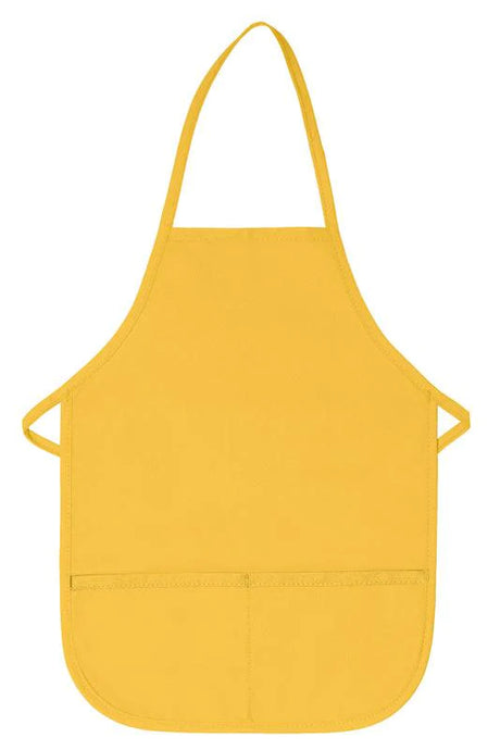 Cardi / DayStar Yellow Kid's XL Bib Apron (2 Pockets)